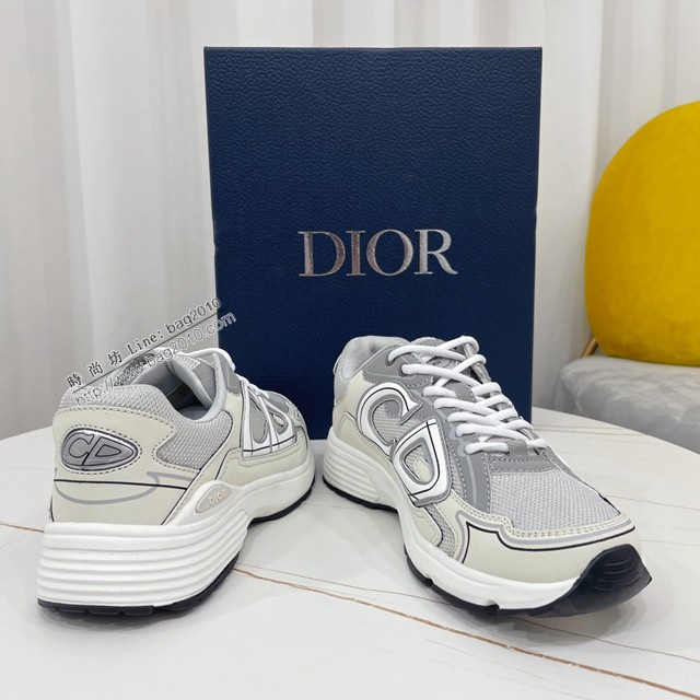 Dior復古波鞋 迪奧B30系列專櫃最新情侶款運動鞋跑鞋 dx2605
